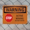 Signmission Active Mining Do Not Enter With Symbol OSHA Warning Sign, Plastic, 10in W x 7in L, 2PK OS-2PACK-WS-P-710-L-12456 - alternate 4